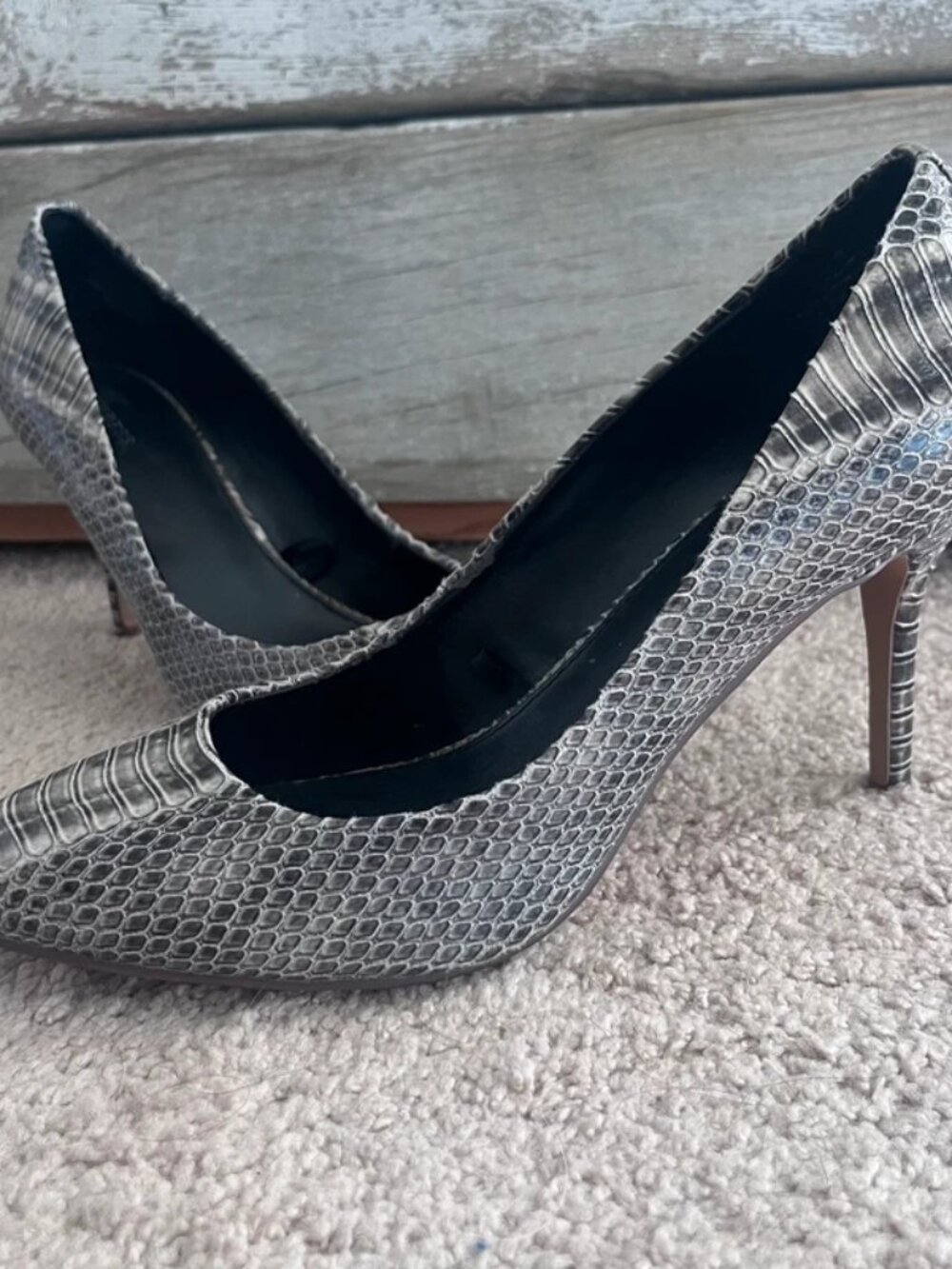 Classic Snake Skin Stiletto High Heel